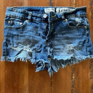 Indigo Rein denim shorts